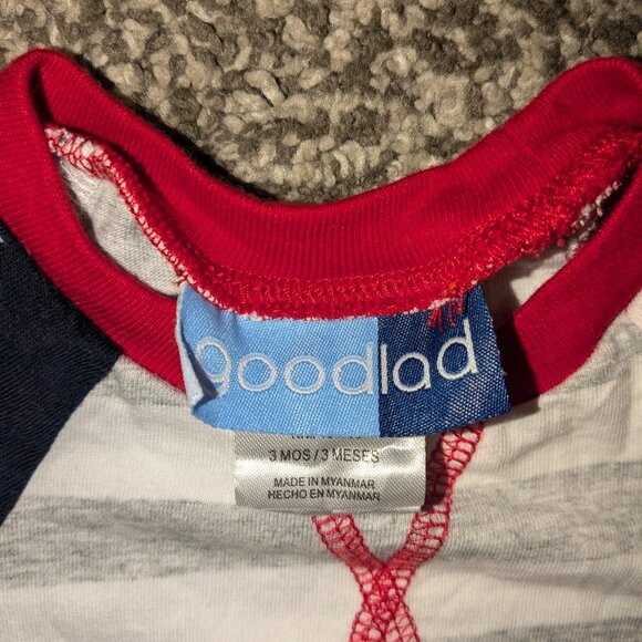 Baby Boys Patriotic romper set, 0-6m - Picture 3 of 3